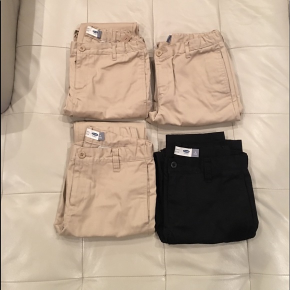 boys slim uniform pants